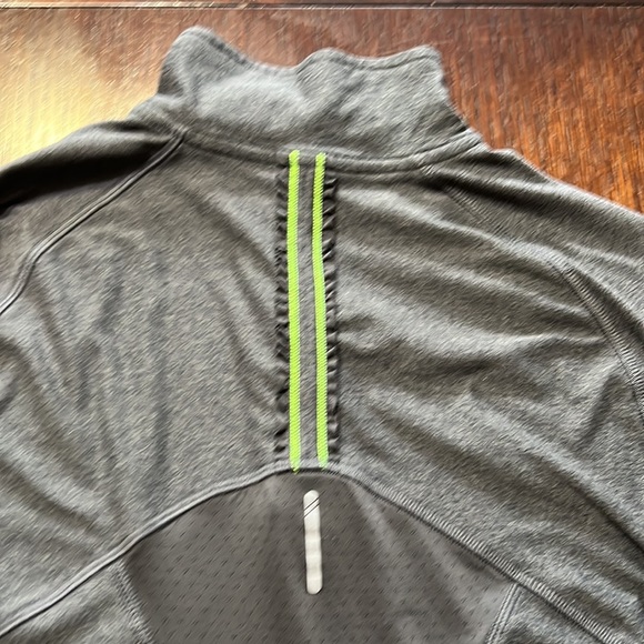 LOT C9 Champion & MPG Long Sleeve 1/4 Zip Top Gray w/Lime Pink w/Stripes S & SP - Picture 13 of 13